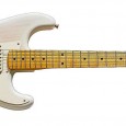 Here is a Mary Kay style strat. It is beautiful in it’s old white finish with gold hardware.